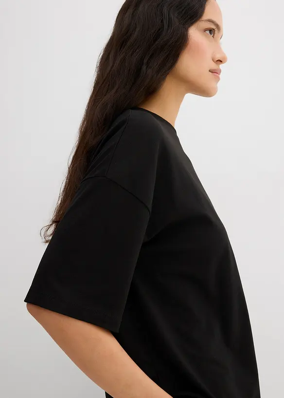 Ledig T-shirt i bomullsmix, bonprix