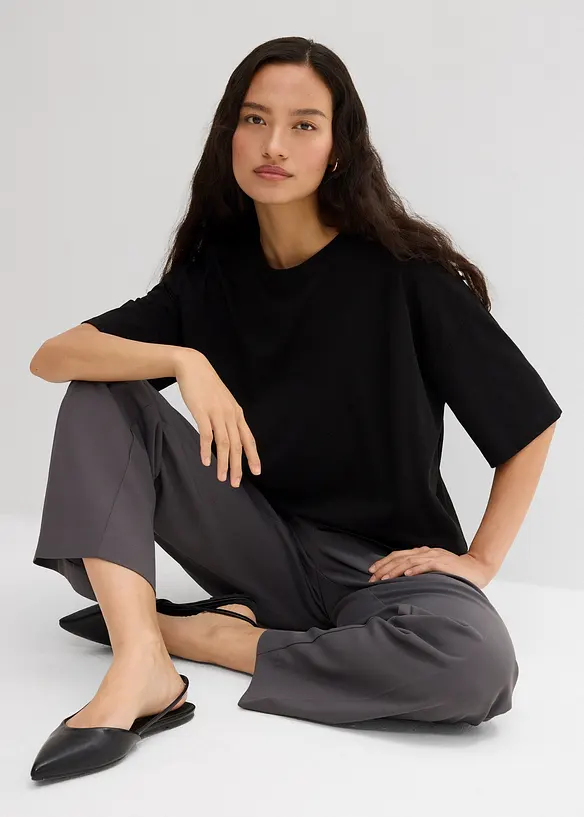 Ledig T-shirt i bomullsmix, bonprix