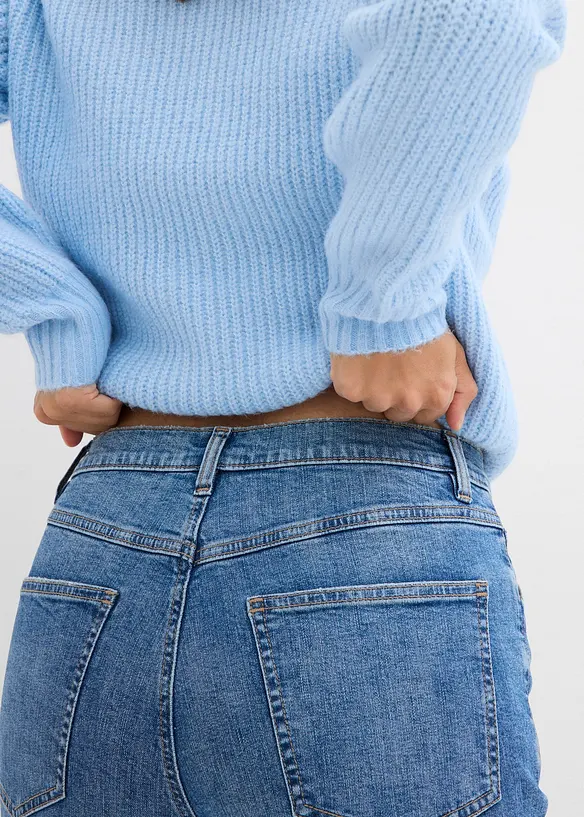 Mom Jeans High Waist, cropped, bonprix