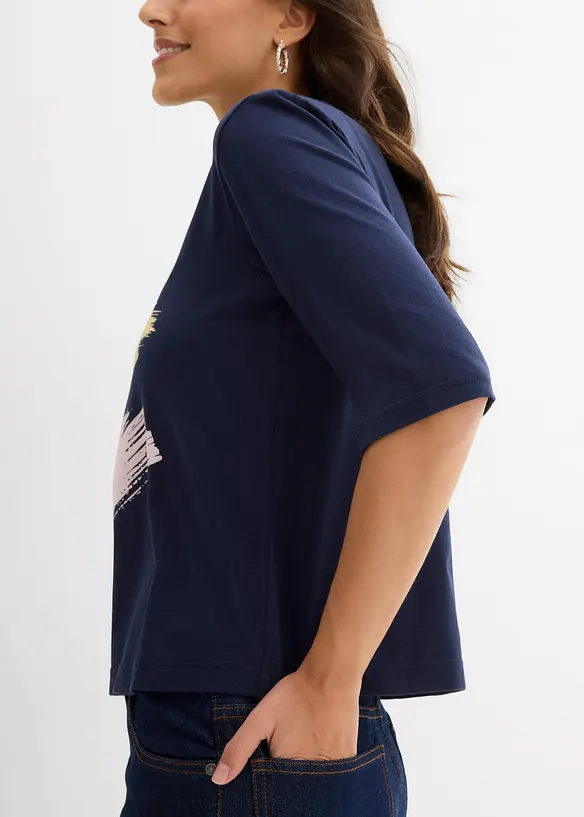 T-shirt i ren ekologisk bomull, bonprix