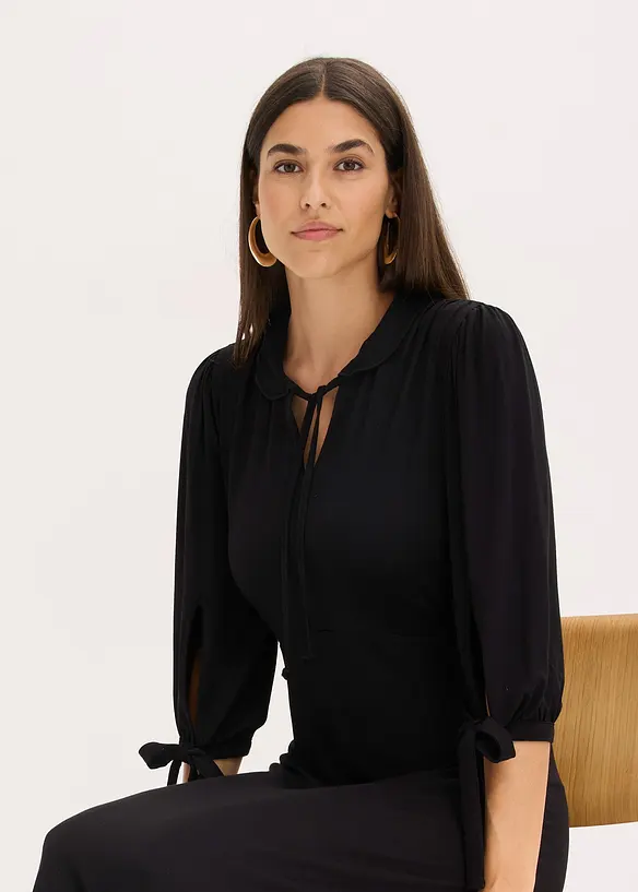 Jerseyklänning av viskosmix, bonprix