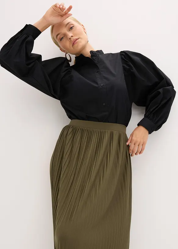 Jerseykjol av mjuk viskosmix, bonprix