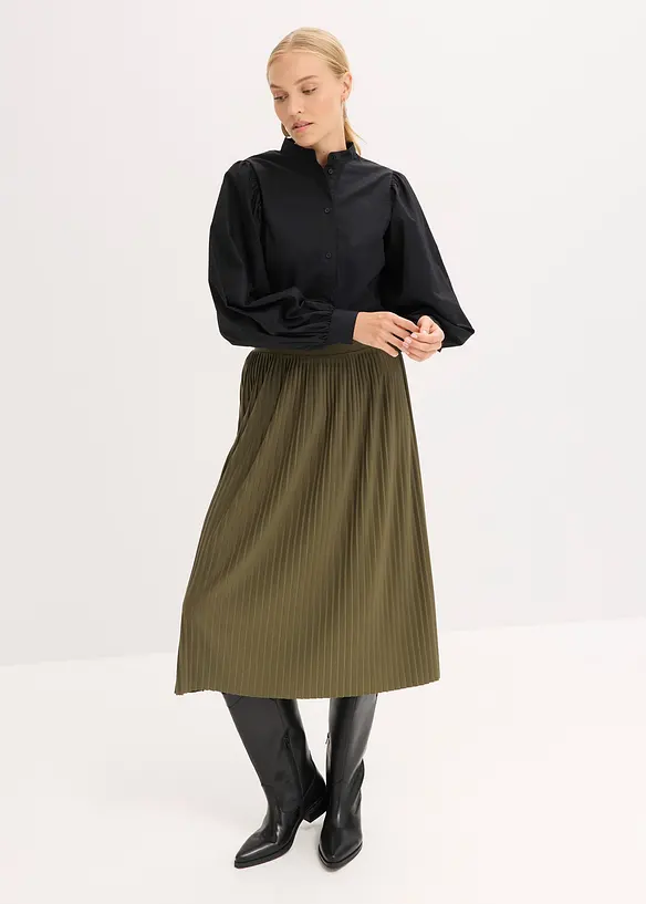 Jerseykjol av mjuk viskosmix, bonprix