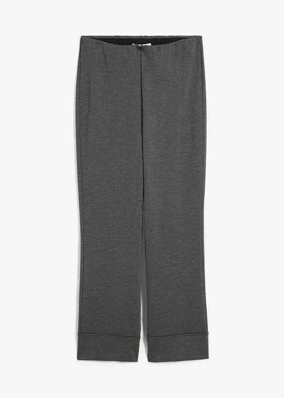 Byxa i materialmix, bonprix