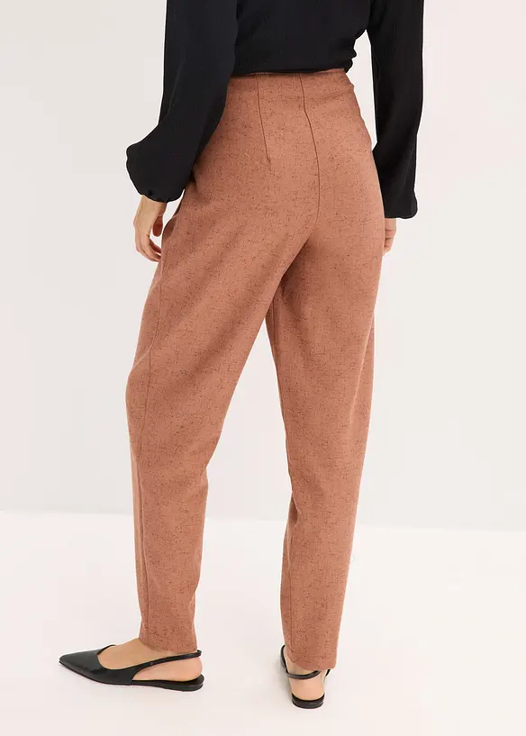 Byxa med yllelook, bonprix