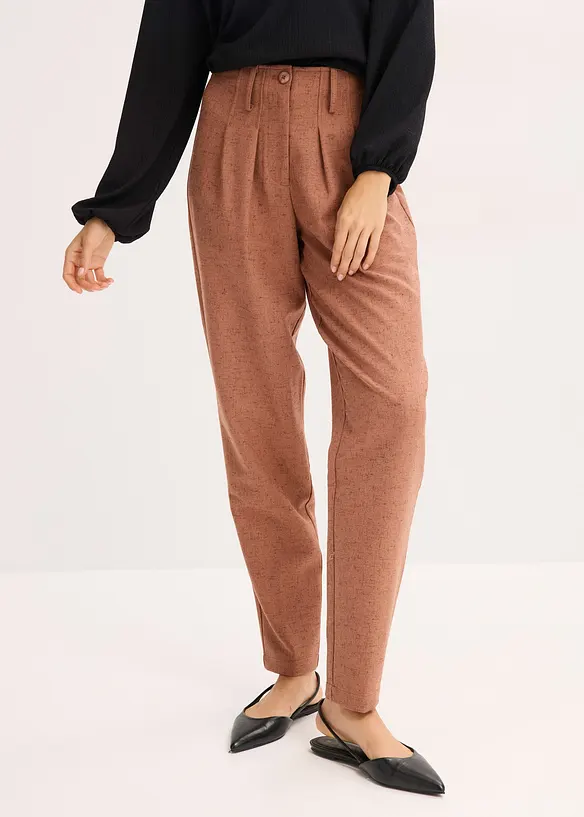 Byxa med yllelook, bonprix