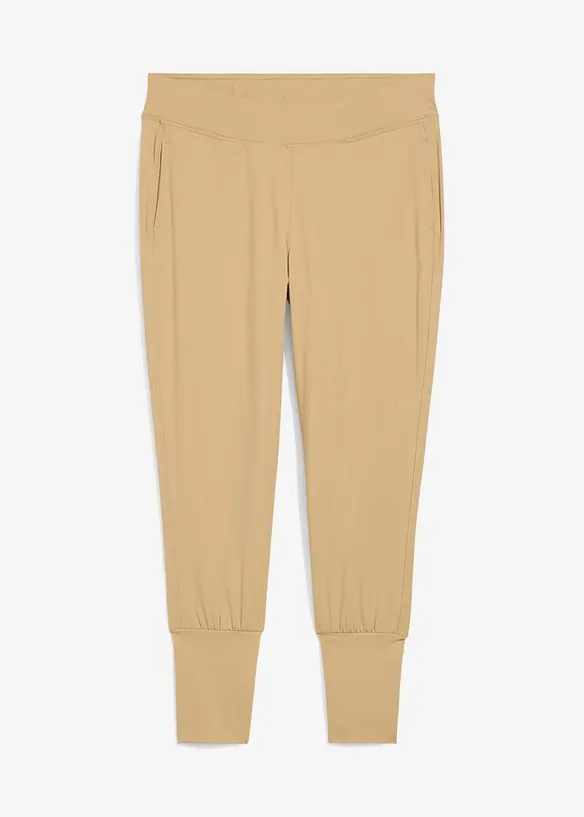 Extra mjuk haremsbyxa i caprimodell, bonprix