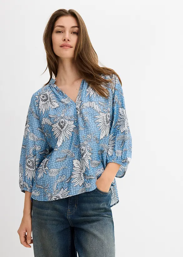 Blustunika i mjuk viskosmix, bonprix
