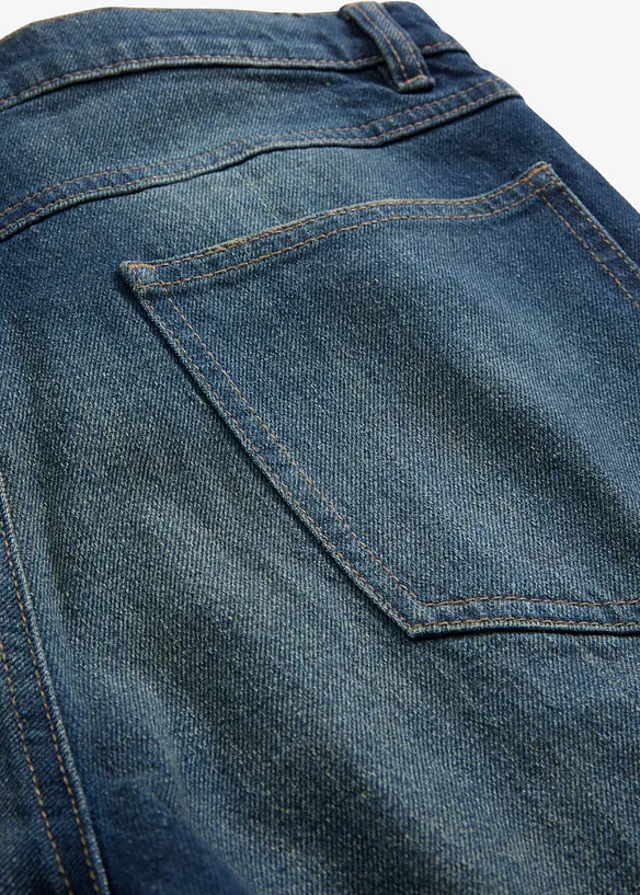 Bekväma, raka jeans med High Waist, Low Stretch, bonprix