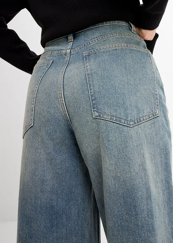 Wide Leg Jeans, High Waist, bonprix