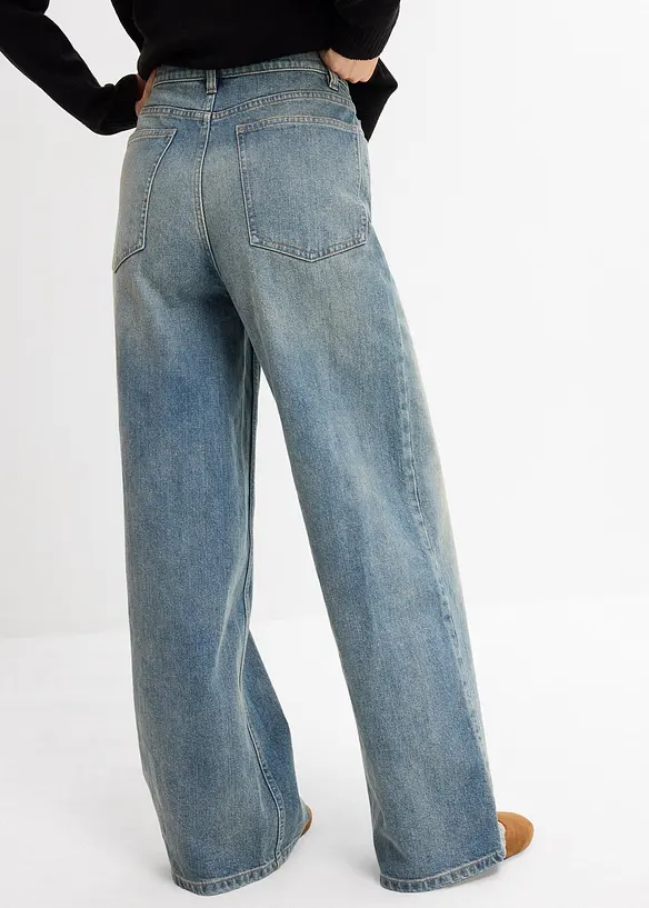 Wide Leg Jeans, High Waist, bonprix