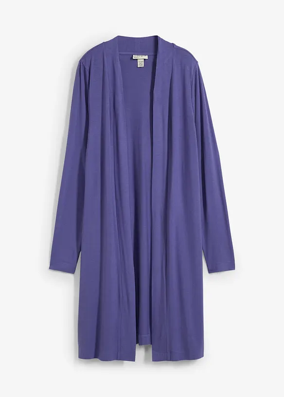 Tunn lång cardigan i mjuk viskos, bonprix