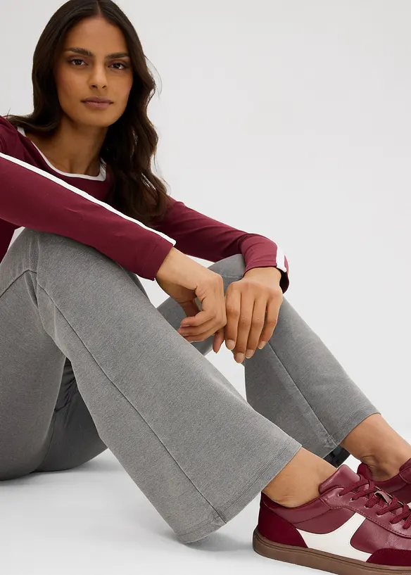 Leggings med tvättade effekter, bonprix