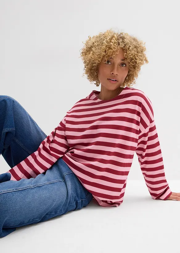 Oversizetopp av ren ekologisk bomull, bonprix