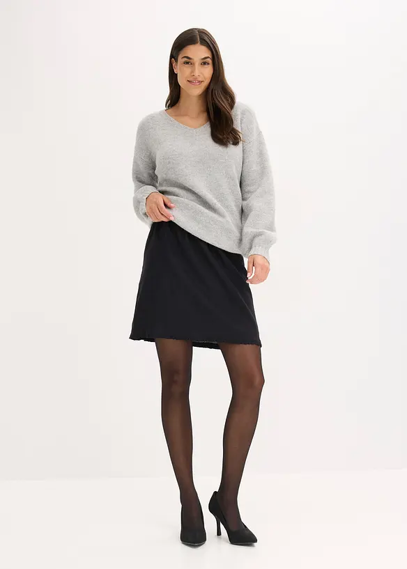 Halvtransparent nylonstrumpbyxa, 30 DEN, 2-pack, bonprix