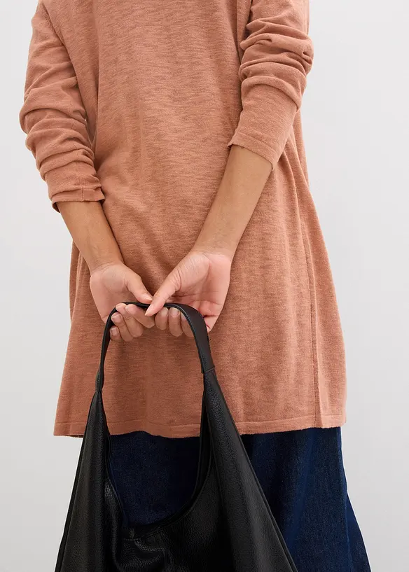 Lång cardigan utan knäppning, bonprix