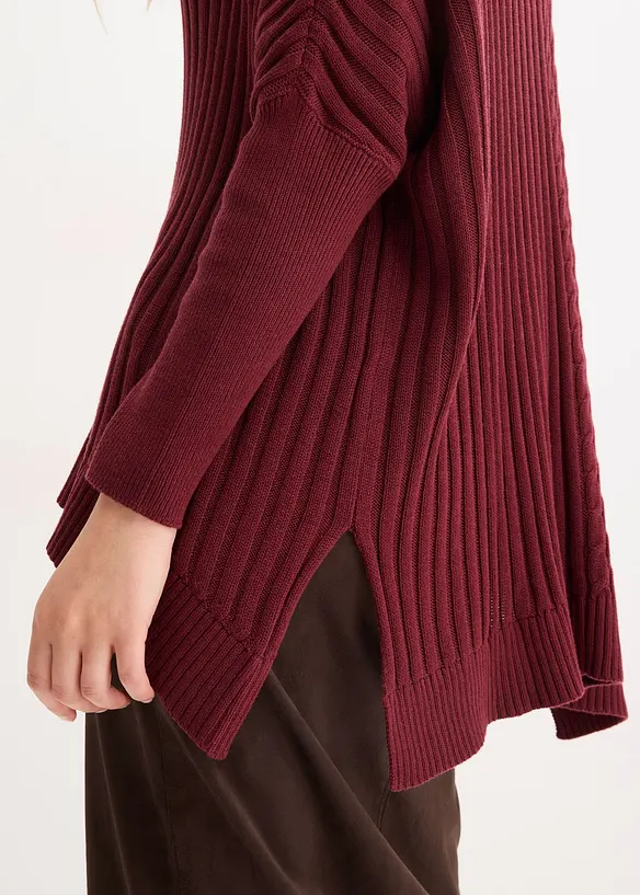 Oversizetröja med poncholook, bonprix