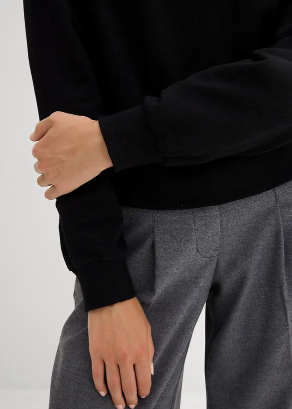 Oversizesweatshirt av bomull, bonprix