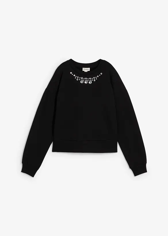 Oversizesweatshirt av bomull, bonprix