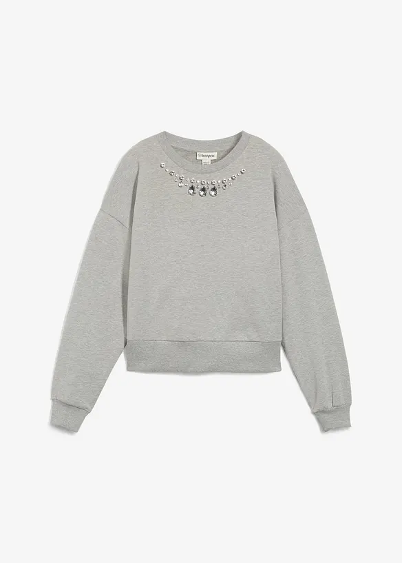 Oversizesweatshirt av bomull, bonprix