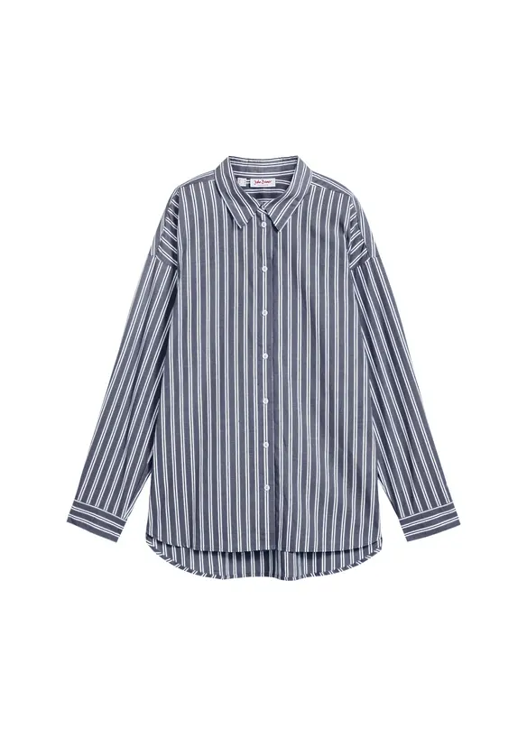 Randig lång blus, bonprix