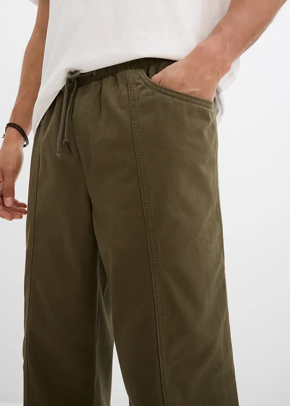 Dra på-byxa, Classic Fit, Straight, bonprix