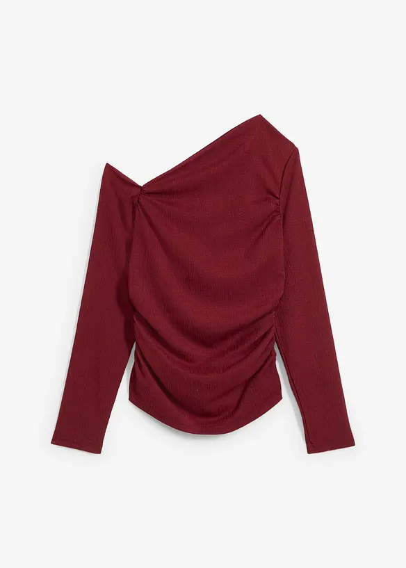One shoulder-topp av kräpp, bonprix