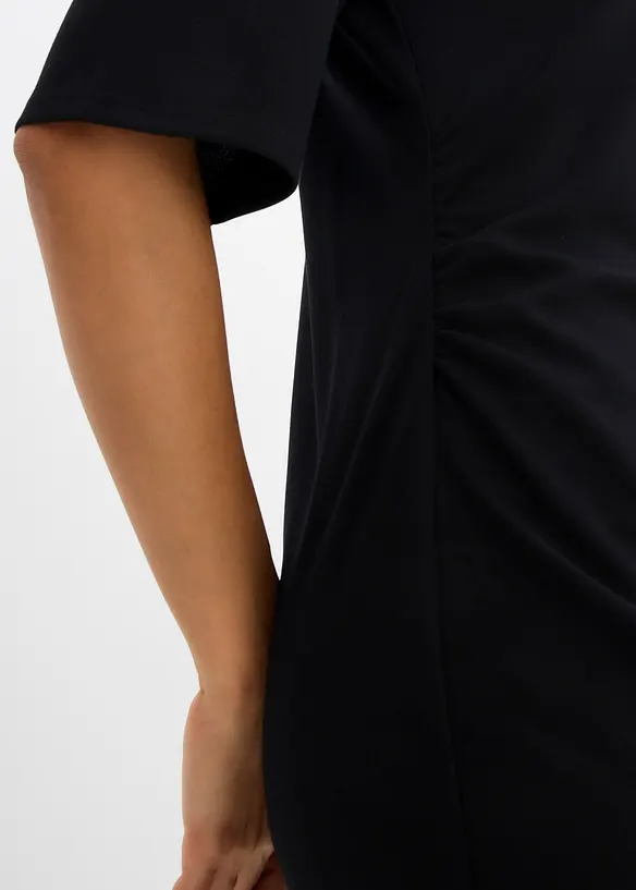 Trikåklänning i vid modell, bonprix