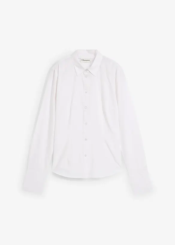 Skjortblus med silke, bonprix