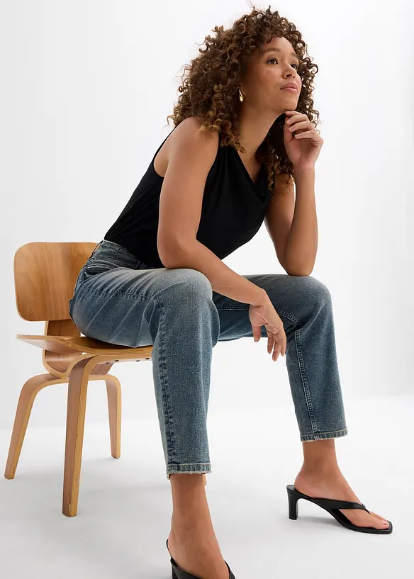 Mom-jeans High Waist, bonprix