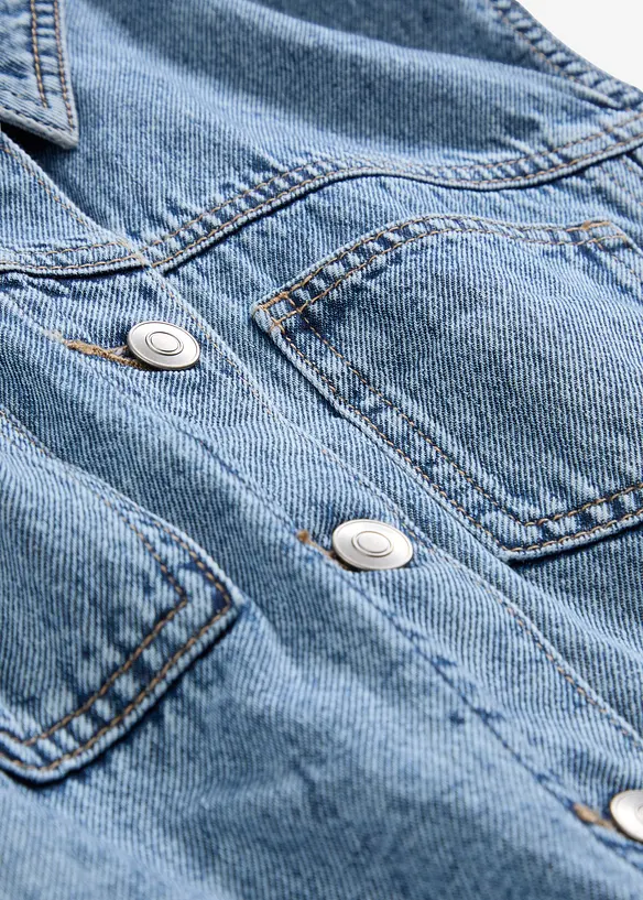 Jeansväst av bomull, bonprix