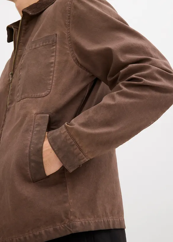 Bomberjacka med tvättad look, bonprix