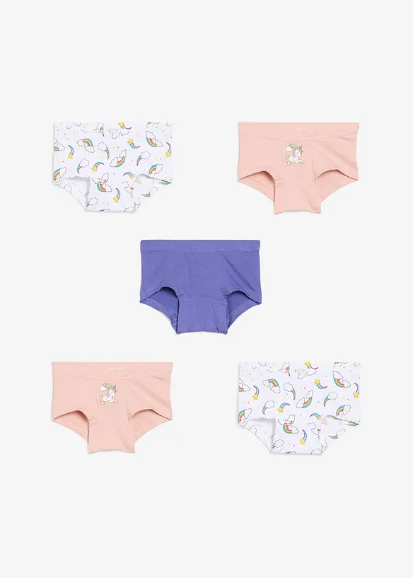 Boxertrosa med mjuk ekologisk bomull (5-pack), bonprix