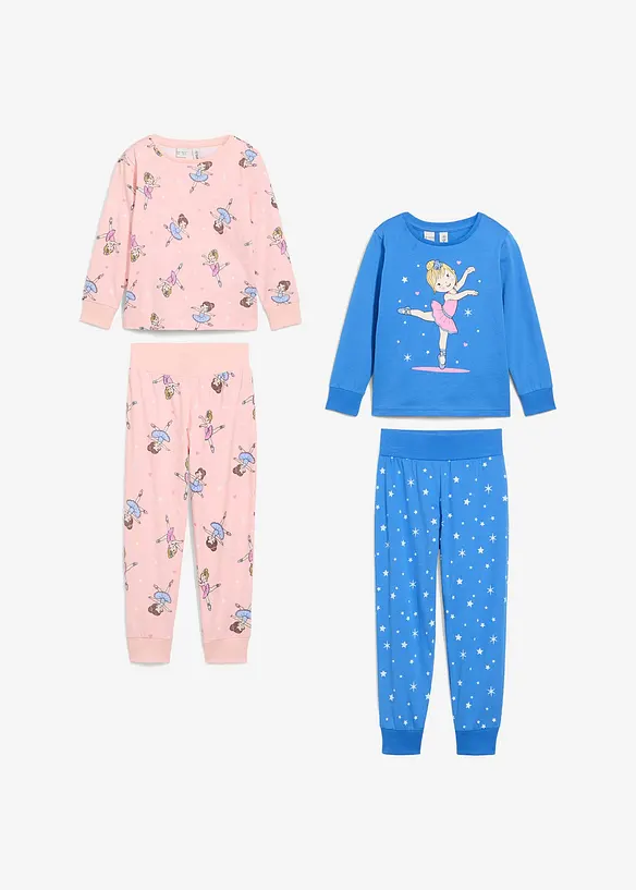 2 pyjamasar (4-delat set), bonprix