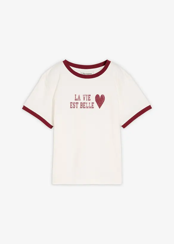T-shirt av ekologisk bomull, bonprix