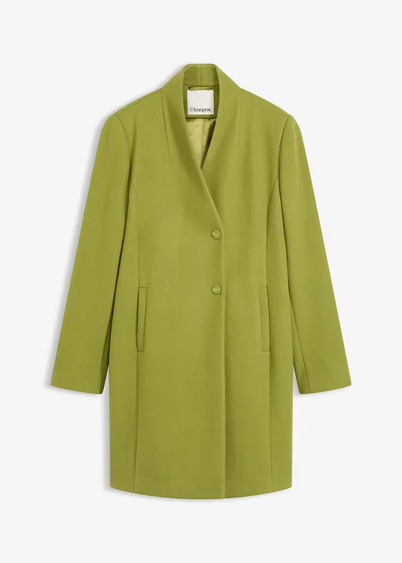 Kort kappa med yllelook, bonprix