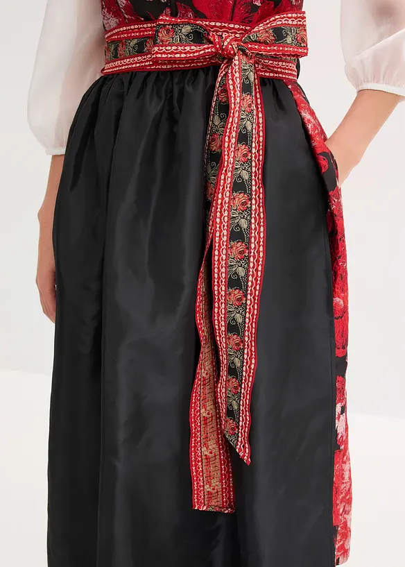 Dirndl med broderat förkläde (2 delar), bonprix