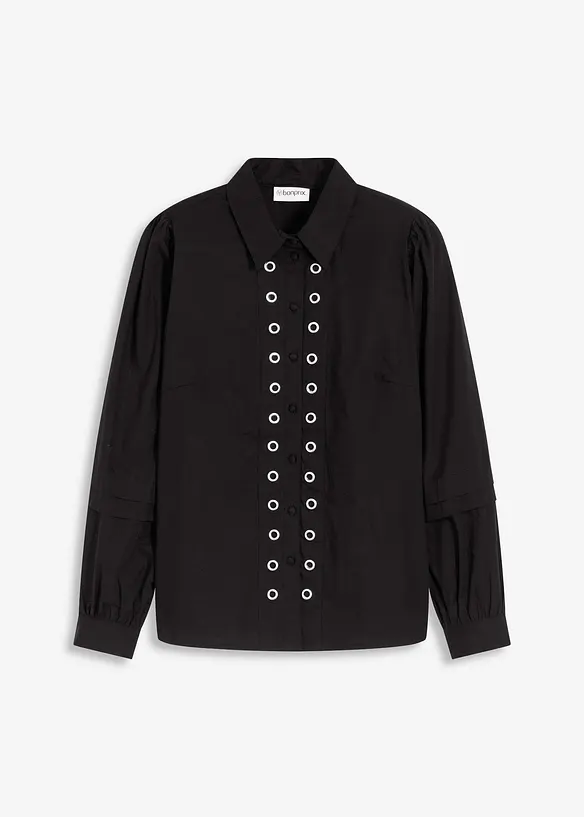 Blus med nitdetaljer, bonprix
