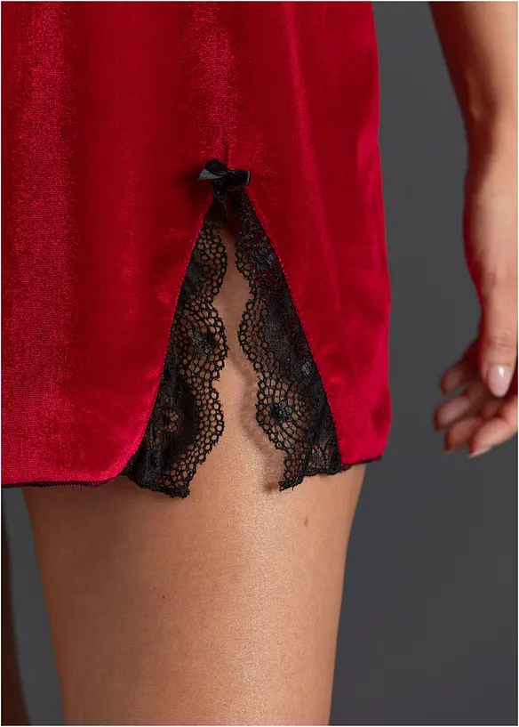 Sammetsklänning, bonprix