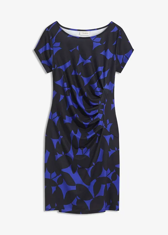 Jerseyklänning i återvunnen polyester, bonprix