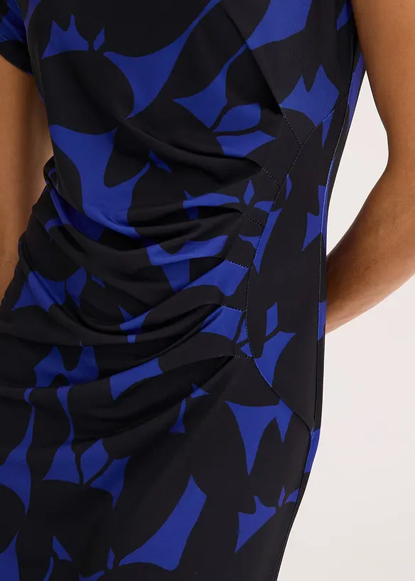 Jerseyklänning i återvunnen polyester, bonprix