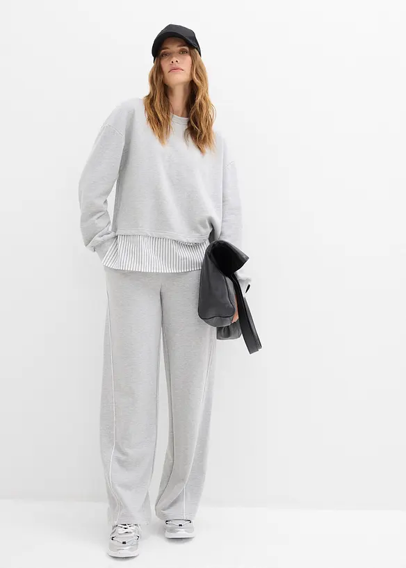 Lång sweatbyxa, bonprix