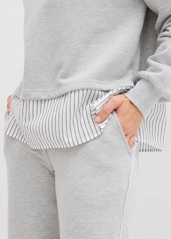 Lång sweatbyxa, bonprix