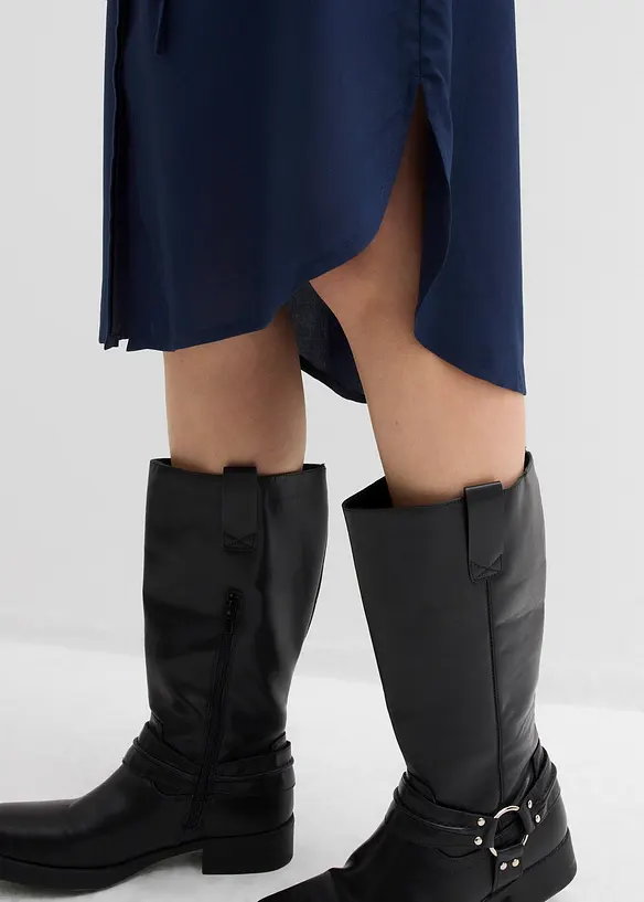 Klänning av mjuk viskos, bonprix