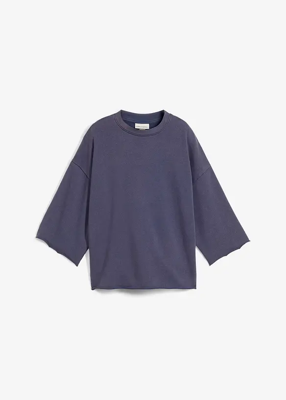 Oversized sweatshirt av mjuk bomullsmix, bonprix