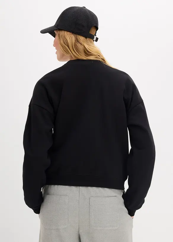 Oversizesweatshirt av ekologisk bomull, bonprix