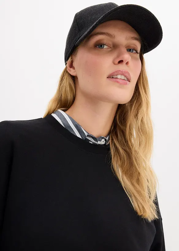 Oversizesweatshirt av ekologisk bomull, bonprix