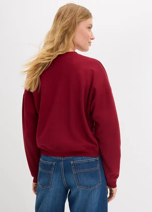 Oversizesweatshirt av ekologisk bomull, bonprix