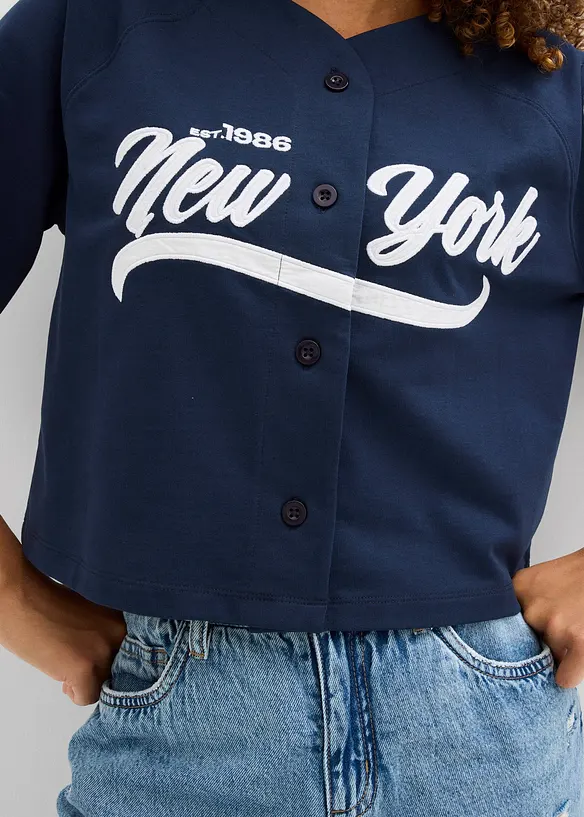 Sweatshirt i oversizemodell av mjuk bomullsmix, bonprix