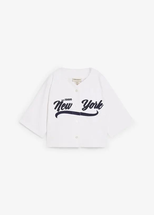 Sweatshirt i oversizemodell av mjuk bomullsmix, bonprix